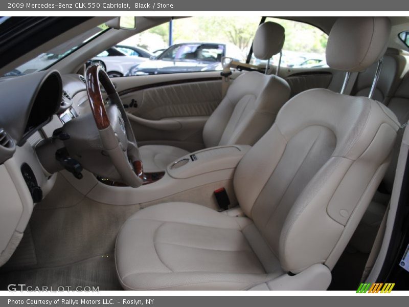 Black / Stone 2009 Mercedes-Benz CLK 550 Cabriolet