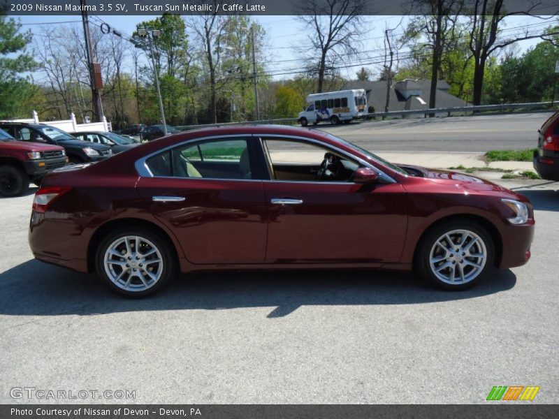 Tuscan Sun Metallic / Caffe Latte 2009 Nissan Maxima 3.5 SV