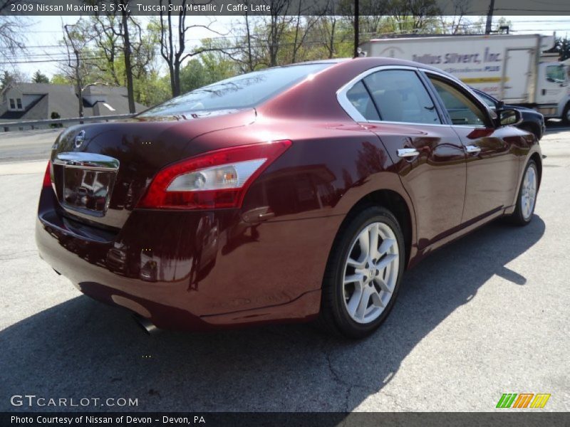 Tuscan Sun Metallic / Caffe Latte 2009 Nissan Maxima 3.5 SV