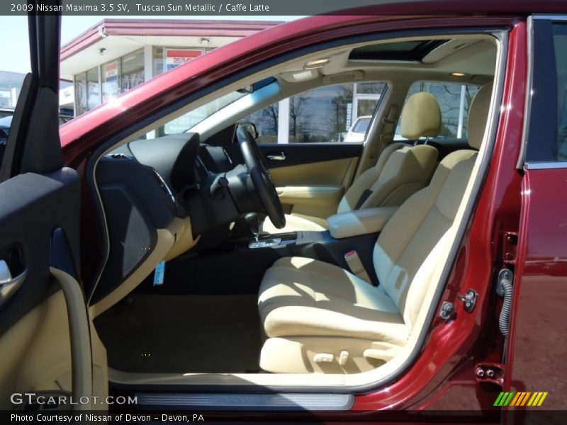 Tuscan Sun Metallic / Caffe Latte 2009 Nissan Maxima 3.5 SV