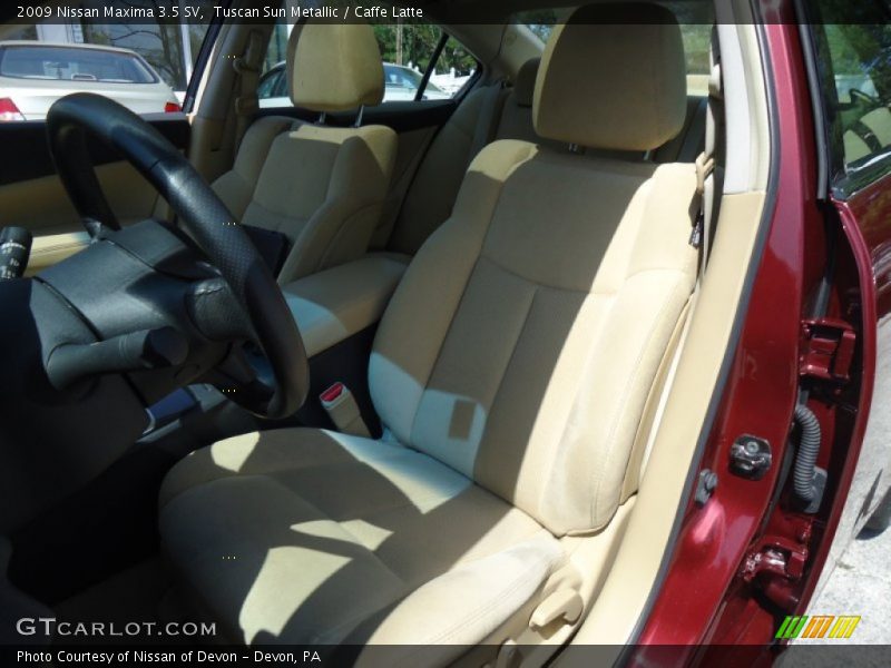 Tuscan Sun Metallic / Caffe Latte 2009 Nissan Maxima 3.5 SV