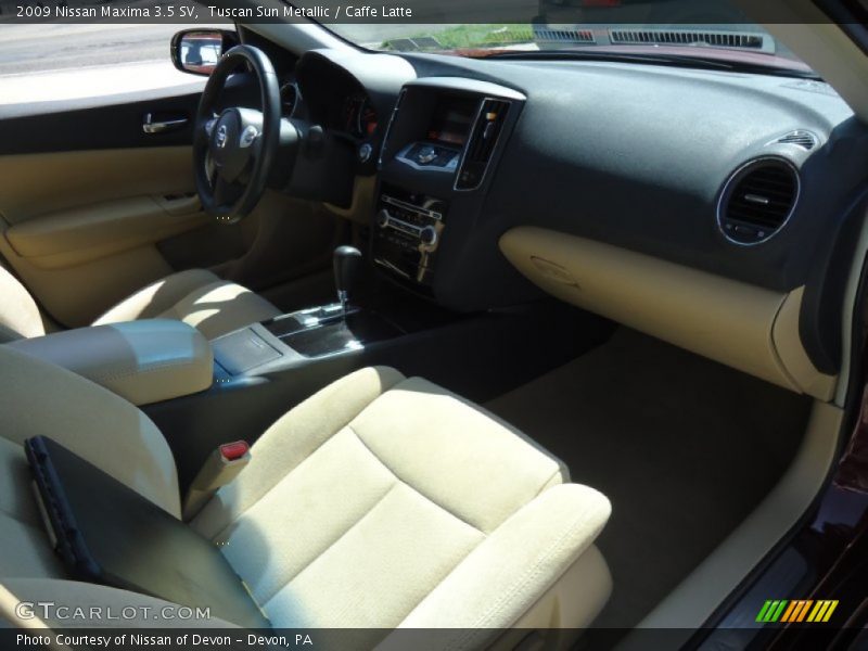 Tuscan Sun Metallic / Caffe Latte 2009 Nissan Maxima 3.5 SV