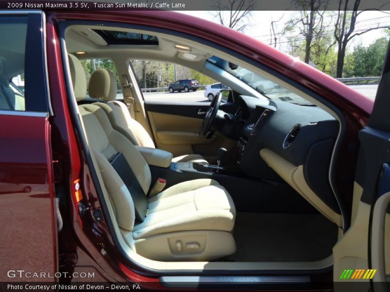Tuscan Sun Metallic / Caffe Latte 2009 Nissan Maxima 3.5 SV