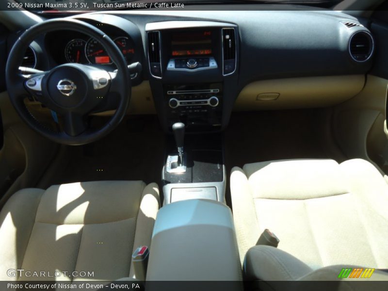 Tuscan Sun Metallic / Caffe Latte 2009 Nissan Maxima 3.5 SV