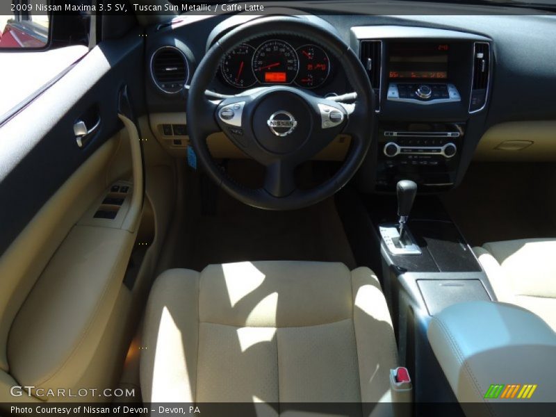 Tuscan Sun Metallic / Caffe Latte 2009 Nissan Maxima 3.5 SV