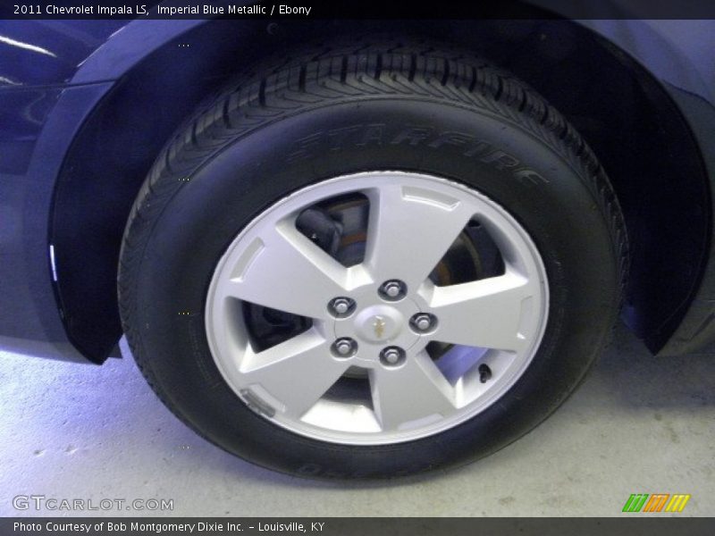 Imperial Blue Metallic / Ebony 2011 Chevrolet Impala LS
