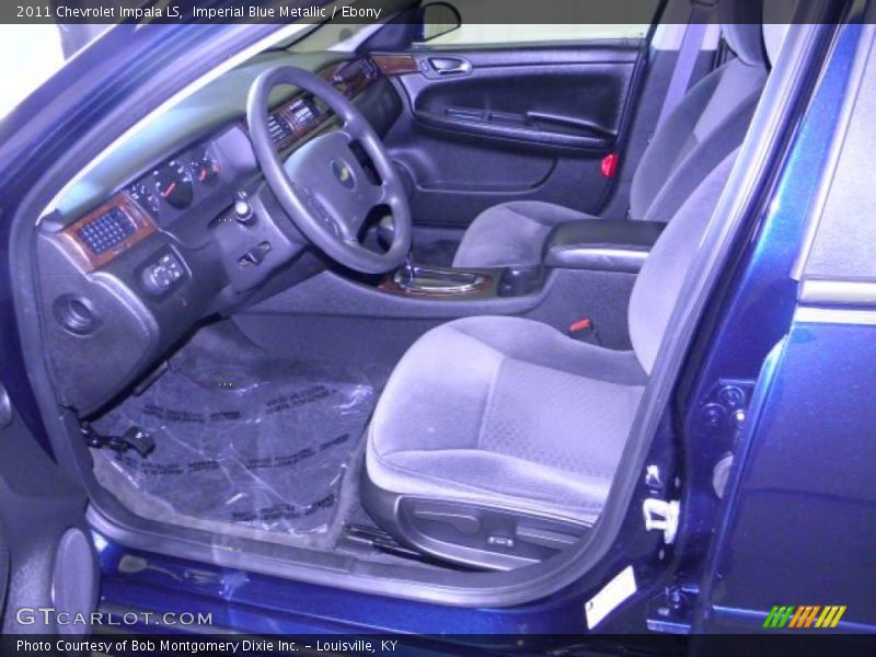 Imperial Blue Metallic / Ebony 2011 Chevrolet Impala LS