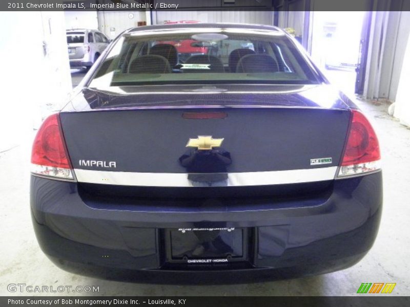 Imperial Blue Metallic / Ebony 2011 Chevrolet Impala LS