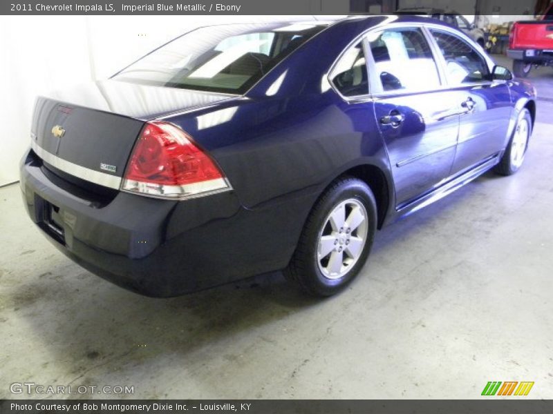 Imperial Blue Metallic / Ebony 2011 Chevrolet Impala LS