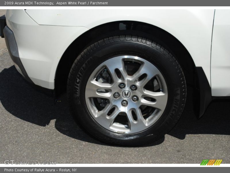Aspen White Pearl / Parchment 2009 Acura MDX Technology
