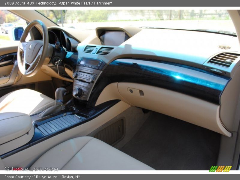 Aspen White Pearl / Parchment 2009 Acura MDX Technology