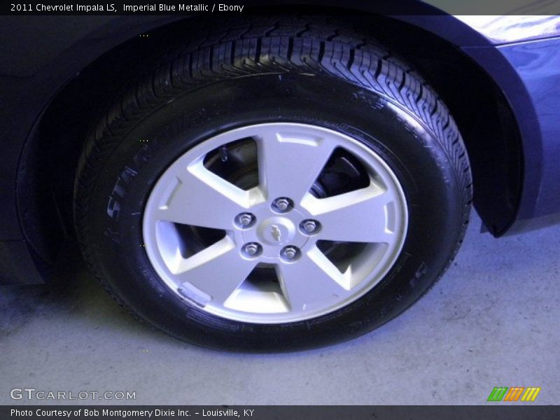 Imperial Blue Metallic / Ebony 2011 Chevrolet Impala LS