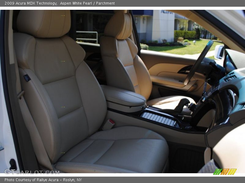 Aspen White Pearl / Parchment 2009 Acura MDX Technology