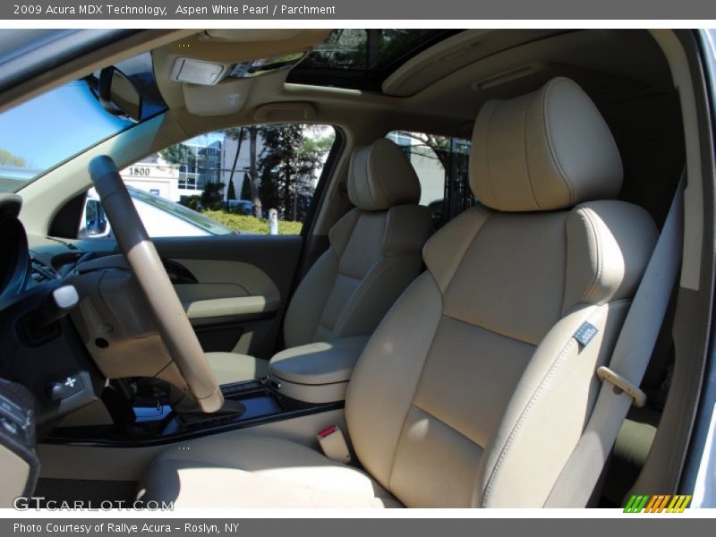 Aspen White Pearl / Parchment 2009 Acura MDX Technology