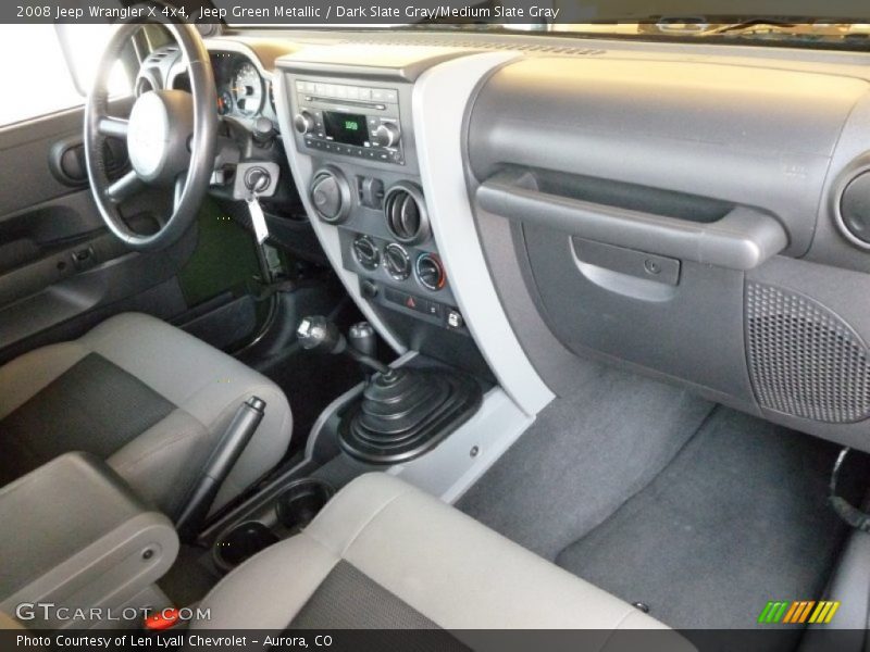 Jeep Green Metallic / Dark Slate Gray/Medium Slate Gray 2008 Jeep Wrangler X 4x4