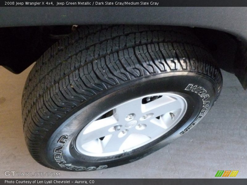 Jeep Green Metallic / Dark Slate Gray/Medium Slate Gray 2008 Jeep Wrangler X 4x4