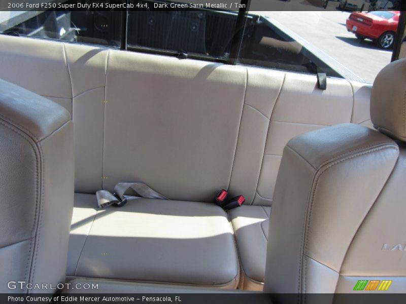 Dark Green Satin Metallic / Tan 2006 Ford F250 Super Duty FX4 SuperCab 4x4