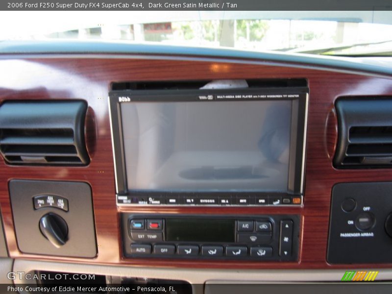 Dark Green Satin Metallic / Tan 2006 Ford F250 Super Duty FX4 SuperCab 4x4