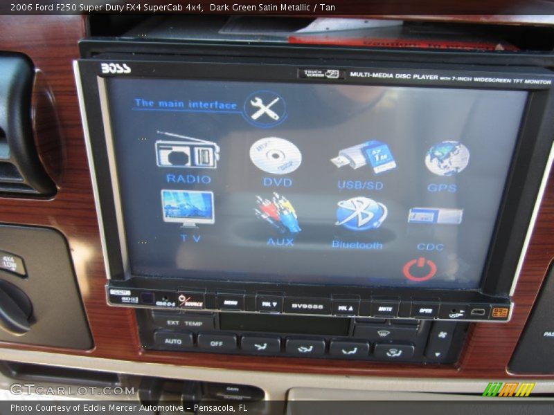 Dark Green Satin Metallic / Tan 2006 Ford F250 Super Duty FX4 SuperCab 4x4