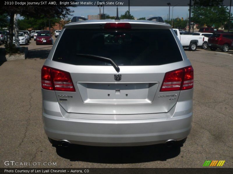 Bright Silver Metallic / Dark Slate Gray 2010 Dodge Journey SXT AWD