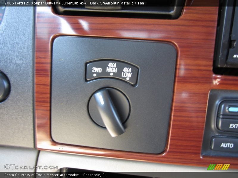 Dark Green Satin Metallic / Tan 2006 Ford F250 Super Duty FX4 SuperCab 4x4