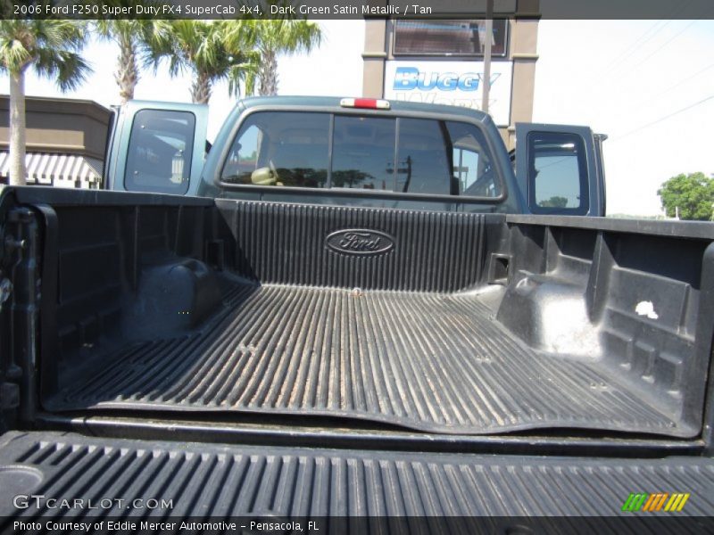 Dark Green Satin Metallic / Tan 2006 Ford F250 Super Duty FX4 SuperCab 4x4