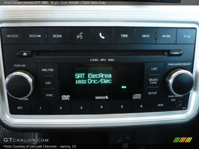 Bright Silver Metallic / Dark Slate Gray 2010 Dodge Journey SXT AWD