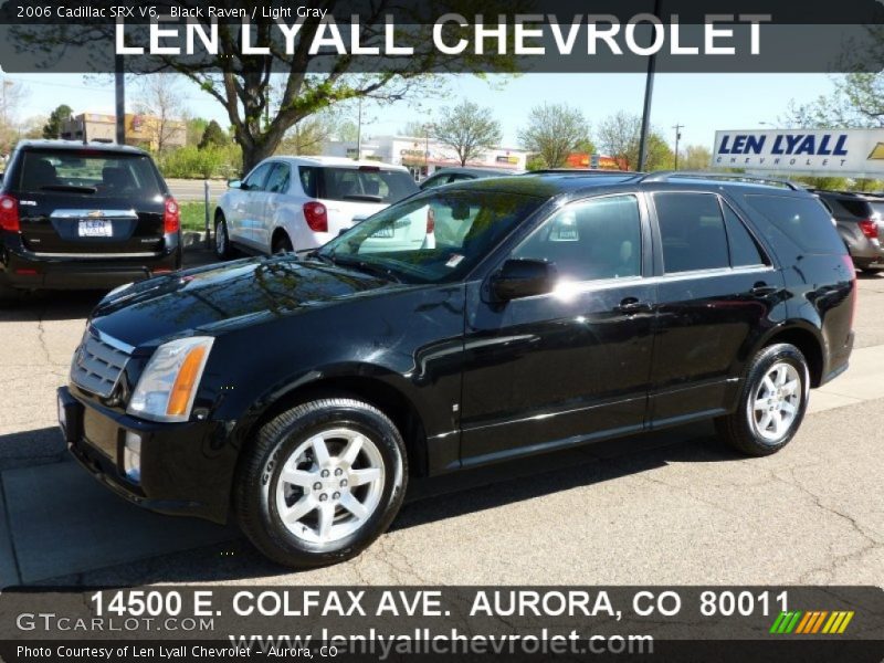 Black Raven / Light Gray 2006 Cadillac SRX V6