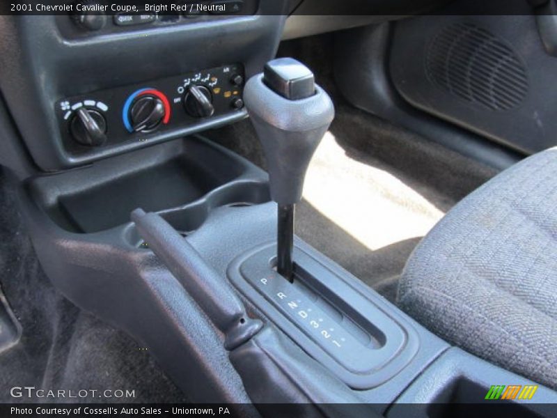 Bright Red / Neutral 2001 Chevrolet Cavalier Coupe