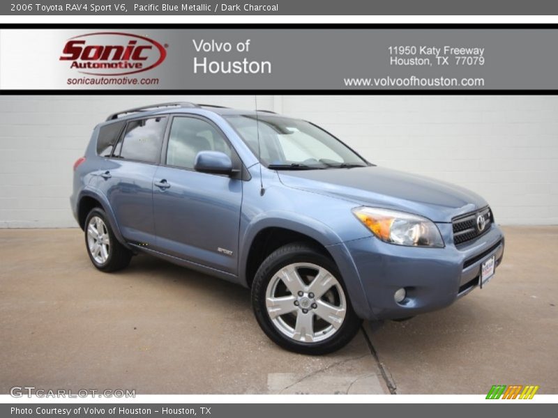 Pacific Blue Metallic / Dark Charcoal 2006 Toyota RAV4 Sport V6