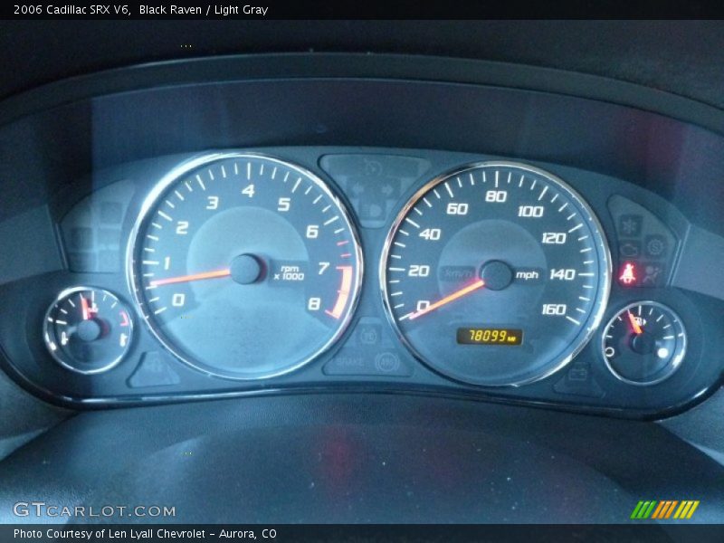 Black Raven / Light Gray 2006 Cadillac SRX V6