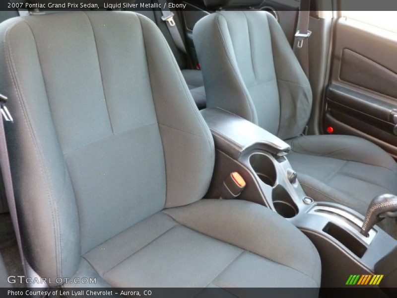 Liquid Silver Metallic / Ebony 2007 Pontiac Grand Prix Sedan