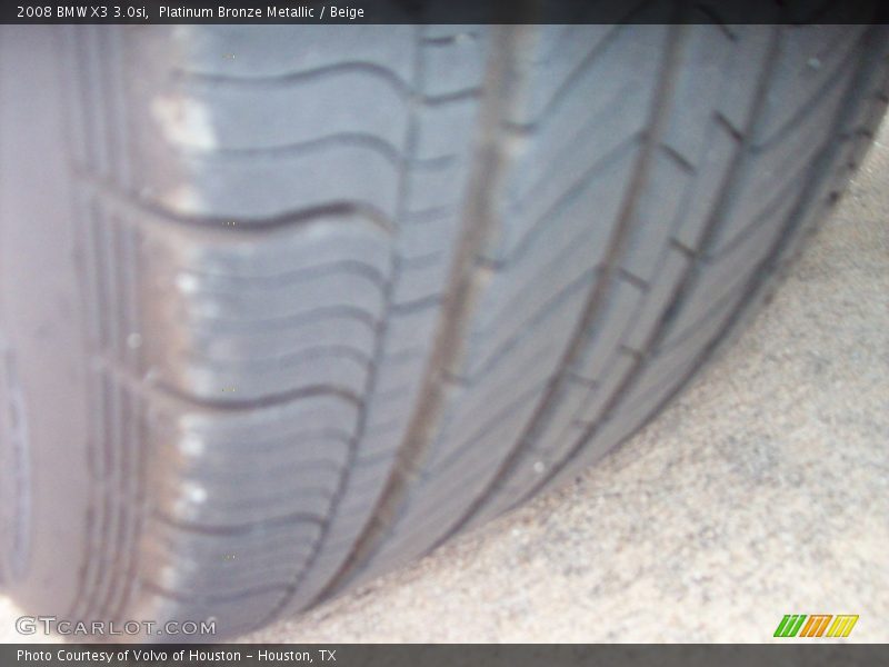Platinum Bronze Metallic / Beige 2008 BMW X3 3.0si