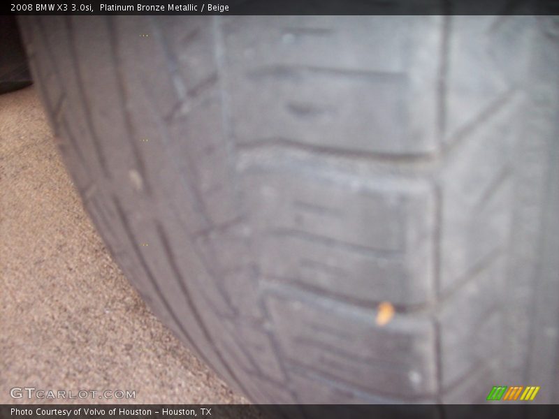 Platinum Bronze Metallic / Beige 2008 BMW X3 3.0si