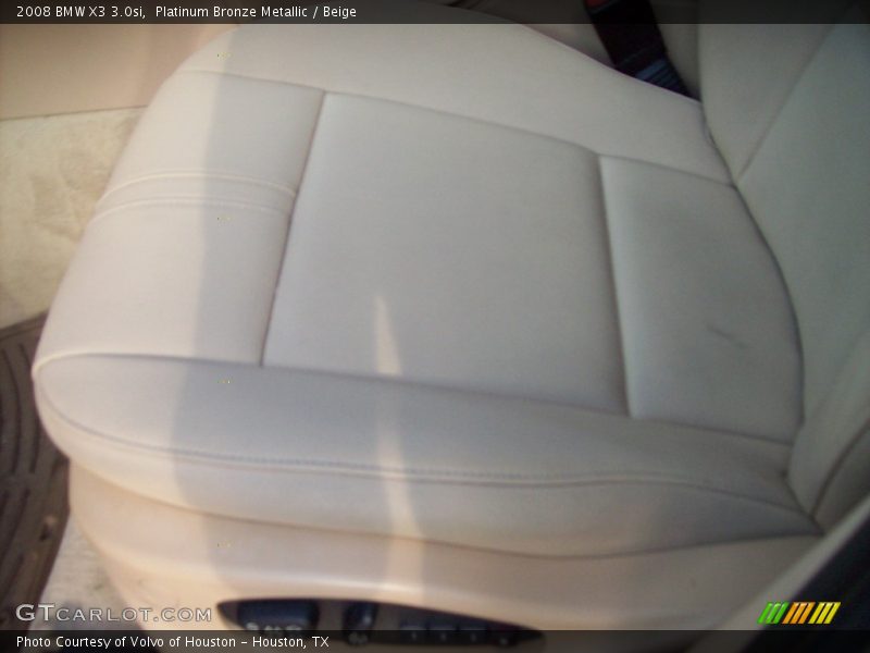 Platinum Bronze Metallic / Beige 2008 BMW X3 3.0si