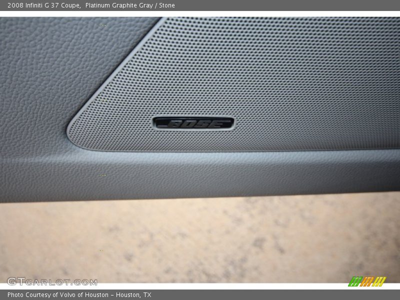 Platinum Graphite Gray / Stone 2008 Infiniti G 37 Coupe