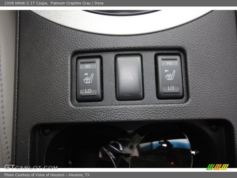 Platinum Graphite Gray / Stone 2008 Infiniti G 37 Coupe