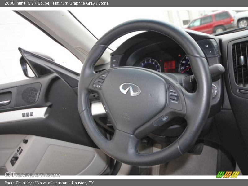 Platinum Graphite Gray / Stone 2008 Infiniti G 37 Coupe