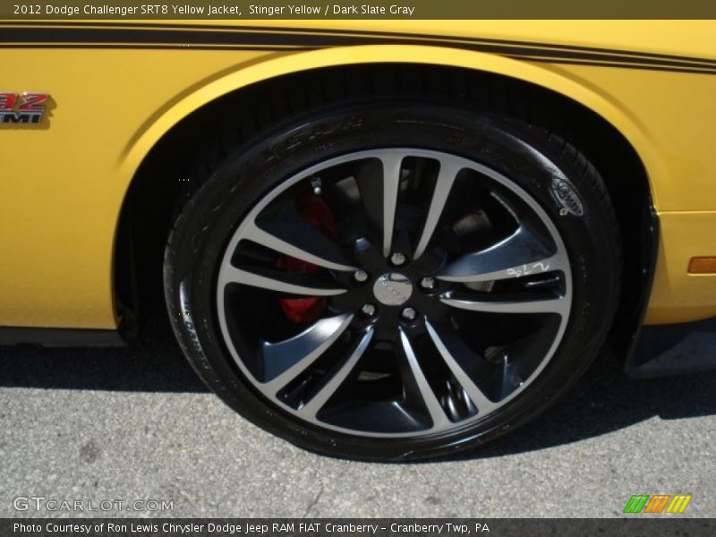 Stinger Yellow / Dark Slate Gray 2012 Dodge Challenger SRT8 Yellow Jacket