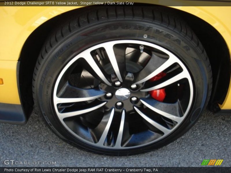 Stinger Yellow / Dark Slate Gray 2012 Dodge Challenger SRT8 Yellow Jacket
