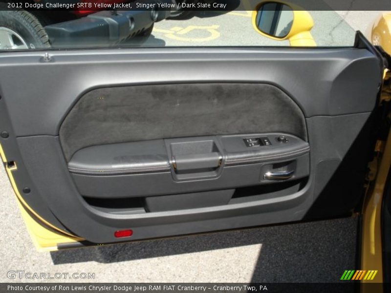 Stinger Yellow / Dark Slate Gray 2012 Dodge Challenger SRT8 Yellow Jacket