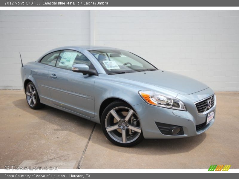 Celestial Blue Metallic / Calcite/Umbra 2012 Volvo C70 T5