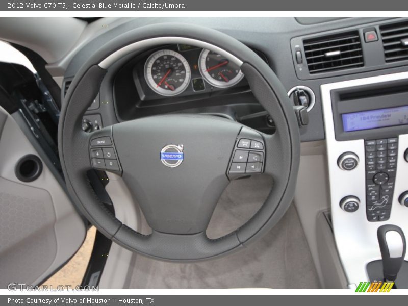 Celestial Blue Metallic / Calcite/Umbra 2012 Volvo C70 T5