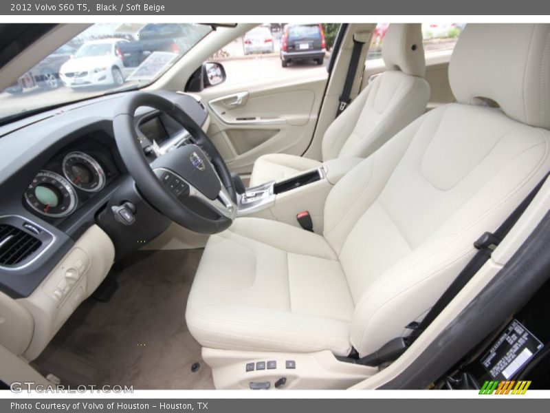 Black / Soft Beige 2012 Volvo S60 T5
