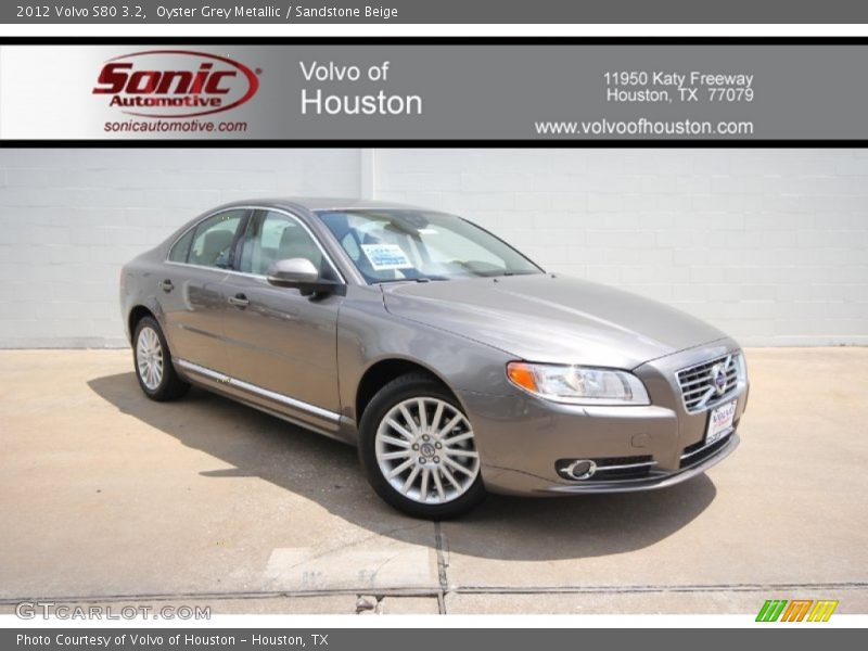 Oyster Grey Metallic / Sandstone Beige 2012 Volvo S80 3.2