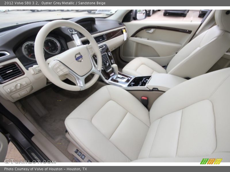Oyster Grey Metallic / Sandstone Beige 2012 Volvo S80 3.2