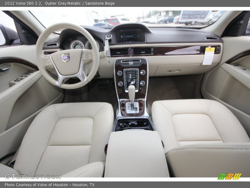 Oyster Grey Metallic / Sandstone Beige 2012 Volvo S80 3.2