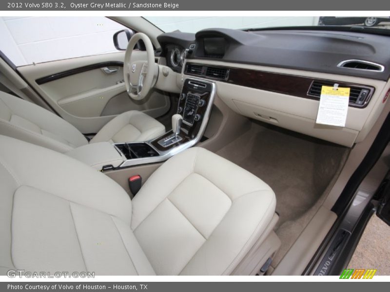 Oyster Grey Metallic / Sandstone Beige 2012 Volvo S80 3.2