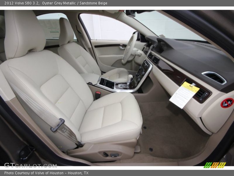 Oyster Grey Metallic / Sandstone Beige 2012 Volvo S80 3.2