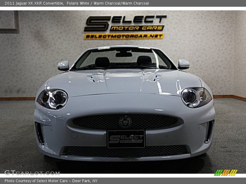 Polaris White / Warm Charcoal/Warm Charcoal 2011 Jaguar XK XKR Convertible